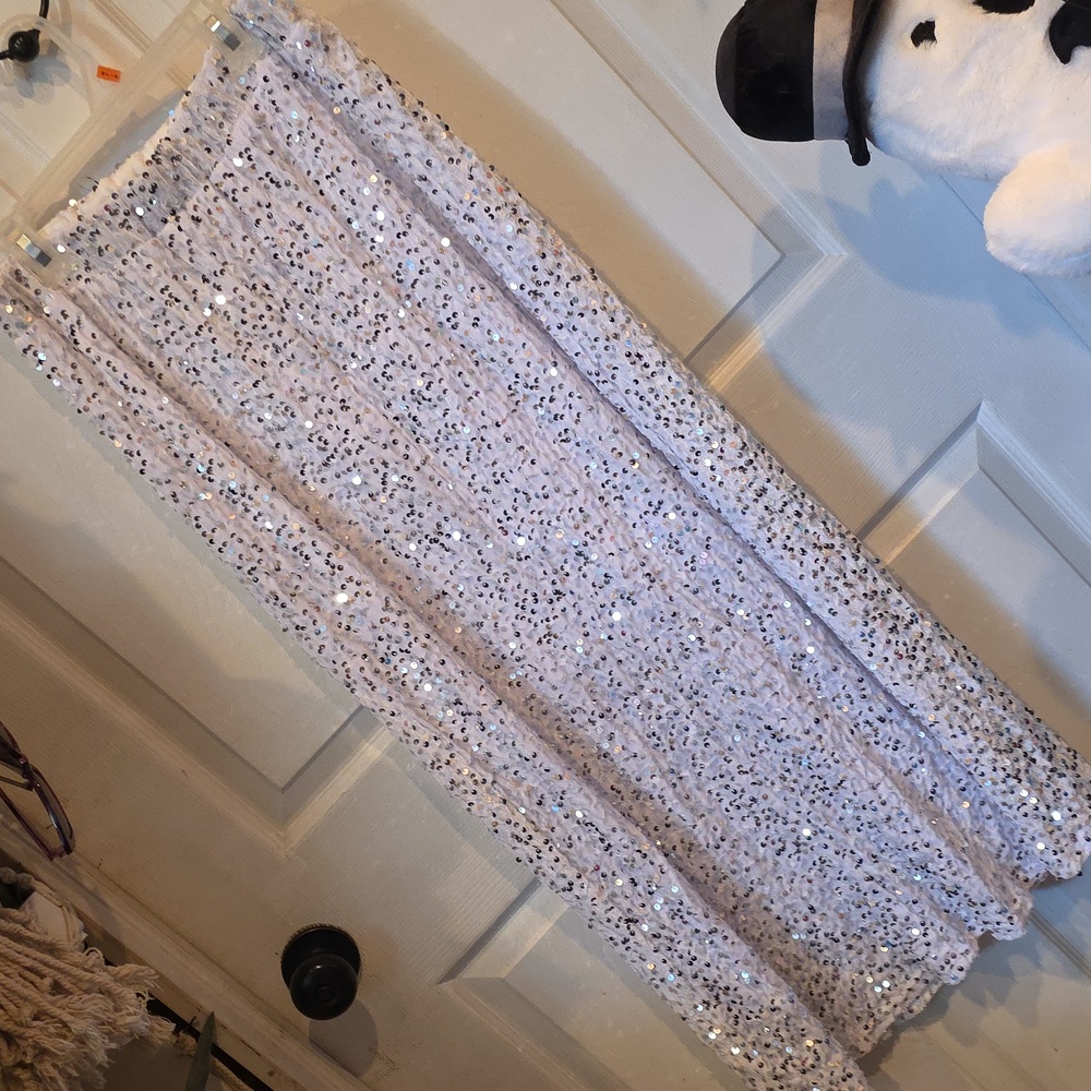 Sequin Maxi Skirt